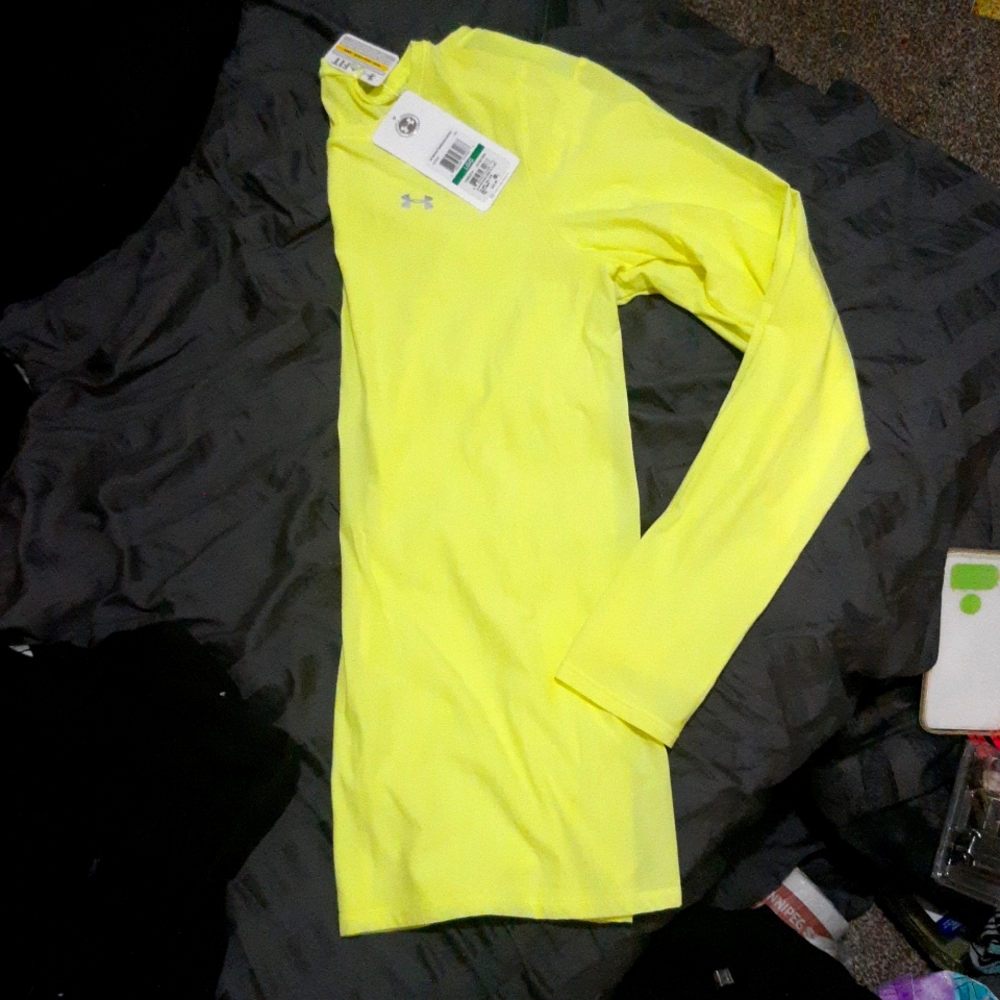 Womens Under Armour Fitted Long Sleeve Compression Shirt -Large-